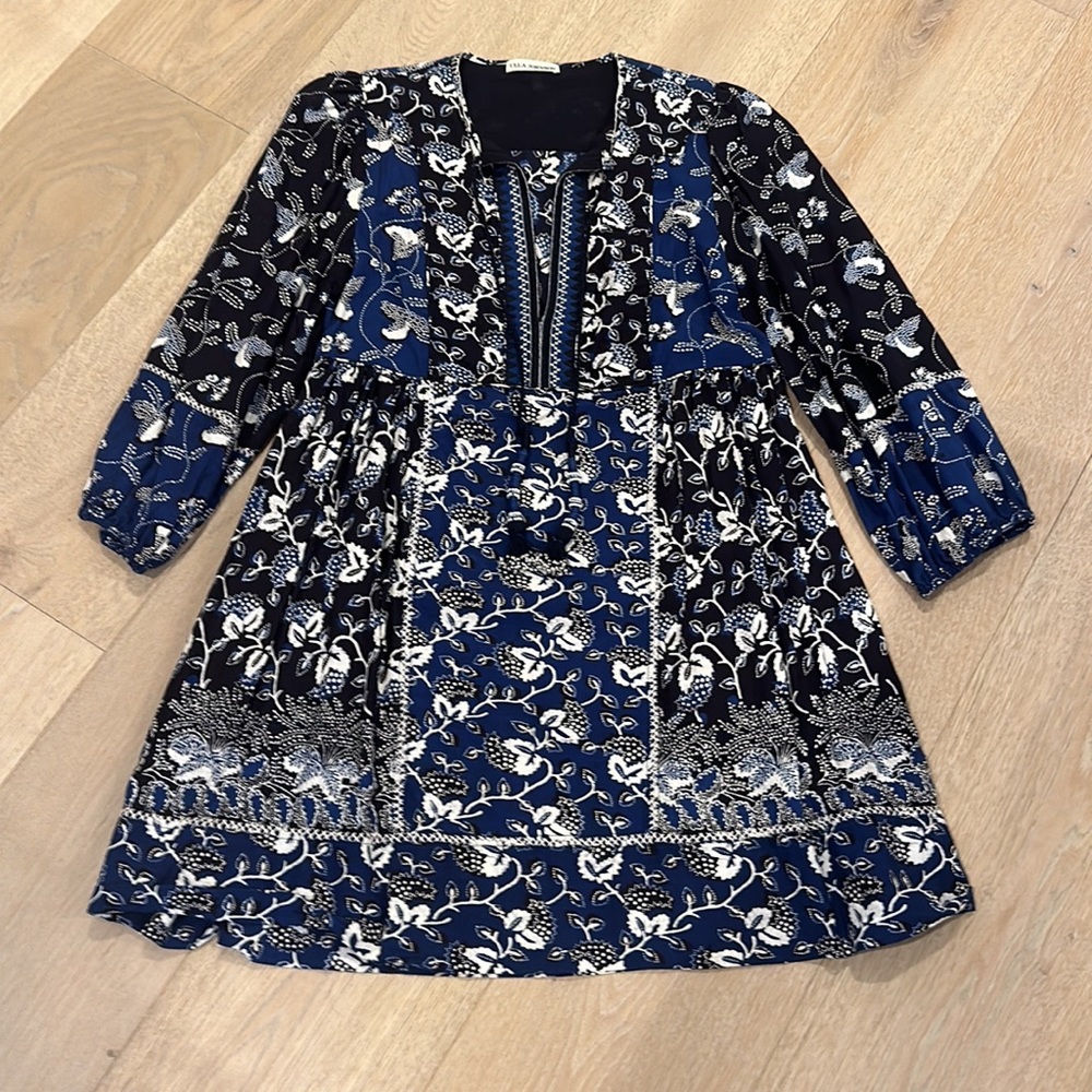Ulla Johnson Batik Patchwork Mini Dress - image 4